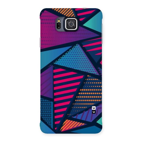 Abstract Lines Polka Back Case for Galaxy Alpha