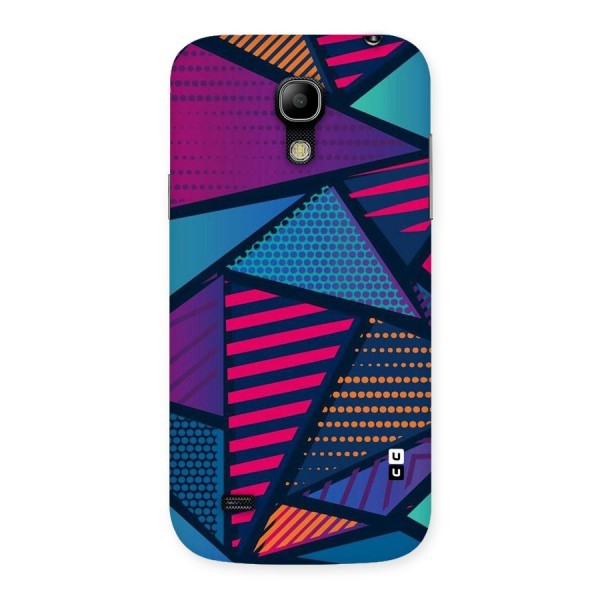 Abstract Lines Polka Back Case for Galaxy S4 Mini