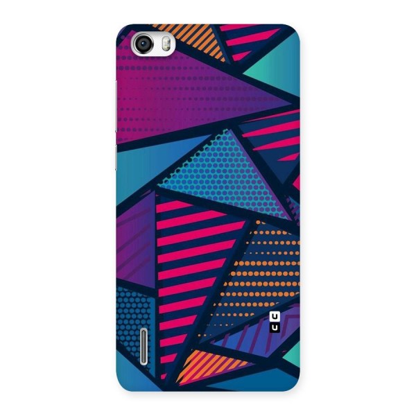 Abstract Lines Polka Back Case for Honor 6