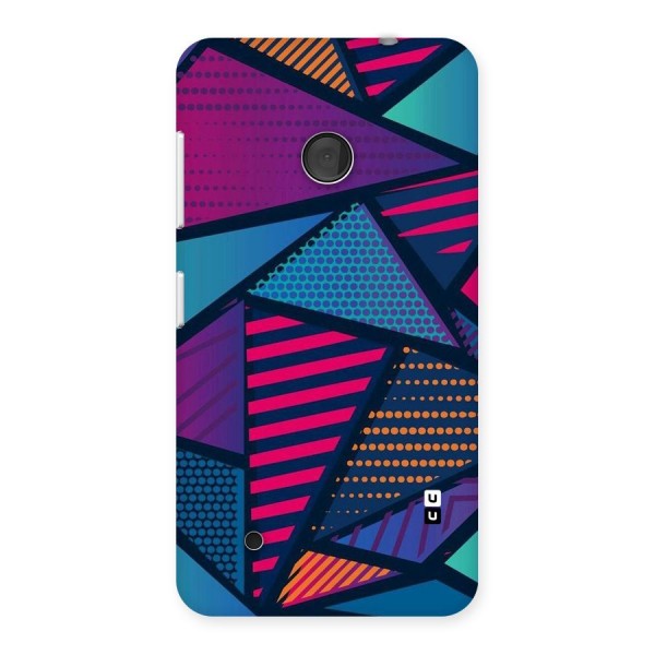 Abstract Lines Polka Back Case for Lumia 530