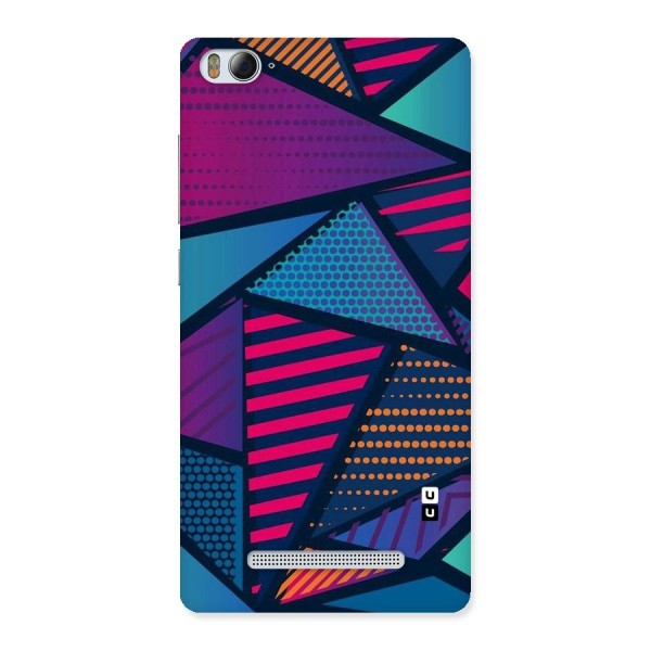 Abstract Lines Polka Back Case for Xiaomi Mi4i