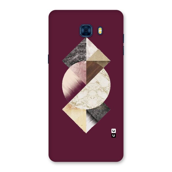 Abstract Marble Pattern Back Case for Galaxy C7 Pro