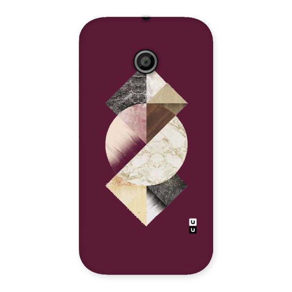 Abstract Marble Pattern Back Case for Moto E