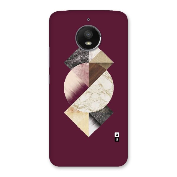 Abstract Marble Pattern Back Case for Moto E4 Plus