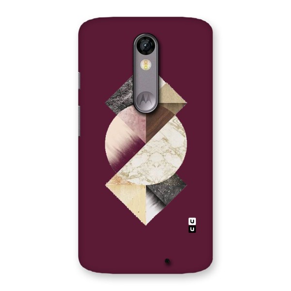 Abstract Marble Pattern Back Case for Moto X Force