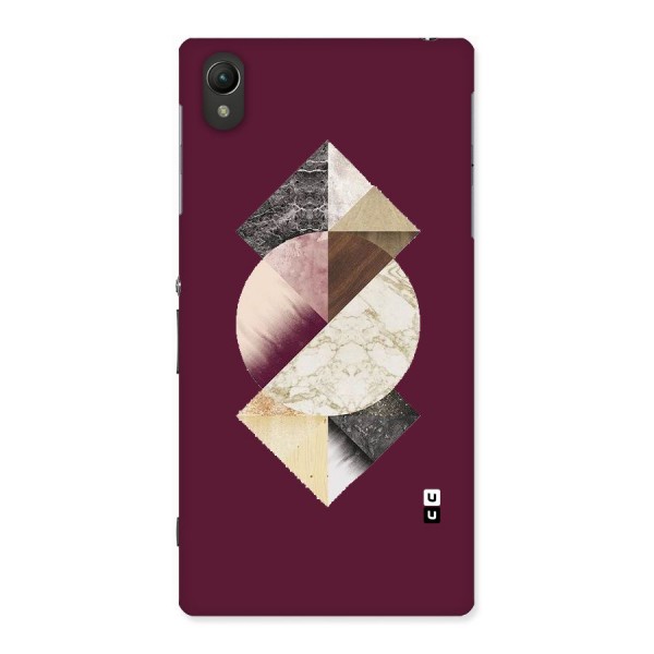 Abstract Marble Pattern Back Case for Sony Xperia Z1