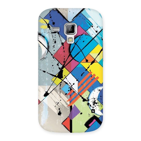 Abstract Paint Shape Back Case for Galaxy S Duos