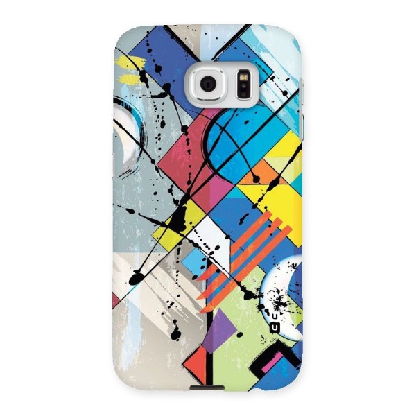 Abstract Paint Shape Back Case for Samsung Galaxy S6