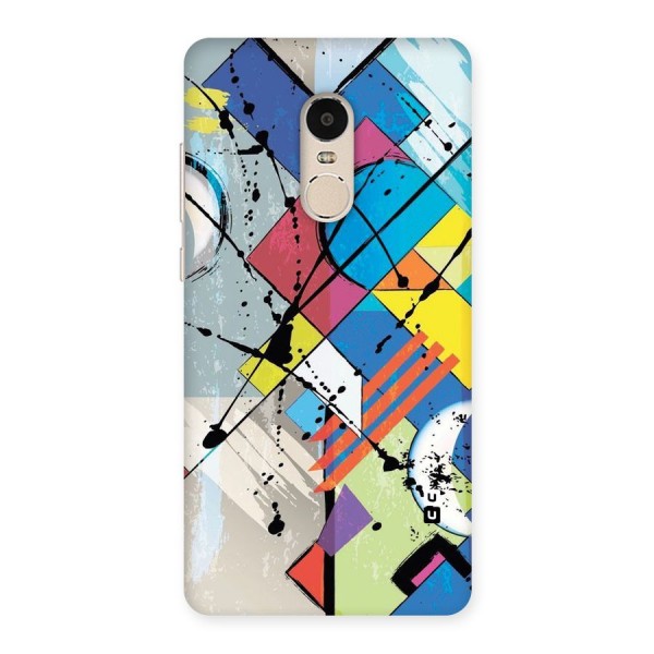 Abstract Paint Shape Back Case for Xiaomi Redmi Note 4