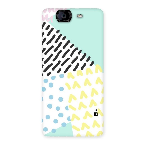 Abstract Pastel Back Case for Canvas Knight A350