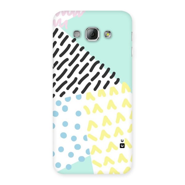 Abstract Pastel Back Case for Galaxy A8