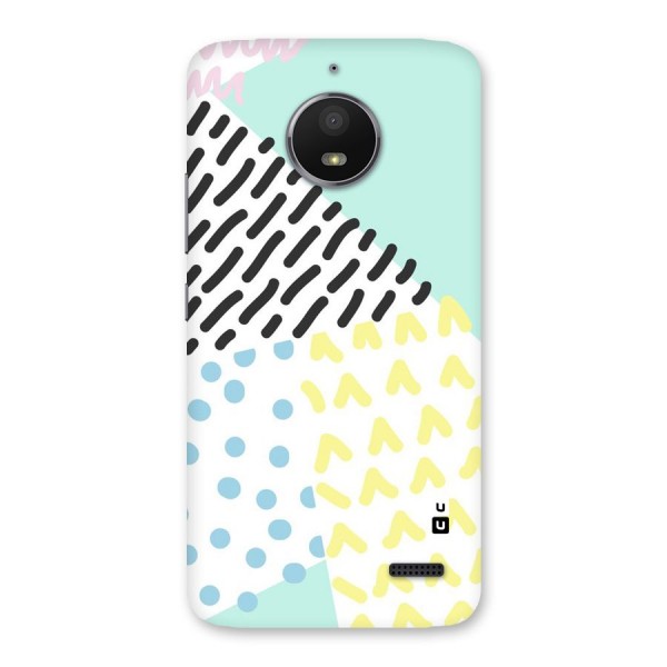 Abstract Pastel Back Case for Moto E4