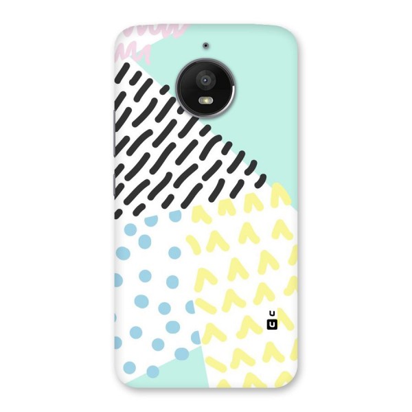 Abstract Pastel Back Case for Moto E4 Plus