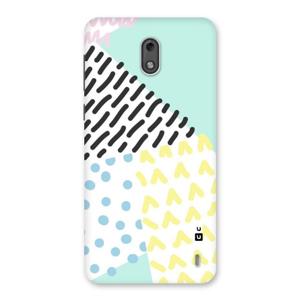 Abstract Pastel Back Case for Nokia 2