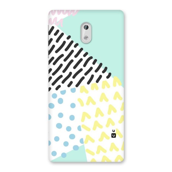 Abstract Pastel Back Case for Nokia 3