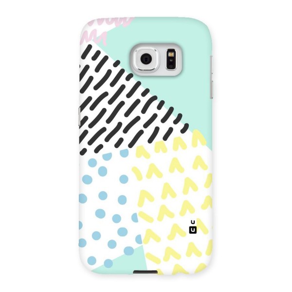 Abstract Pastel Back Case for Samsung Galaxy S6