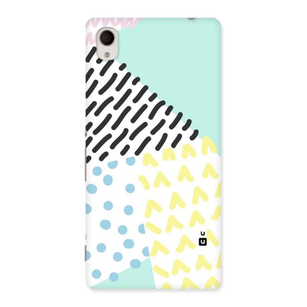 Abstract Pastel Back Case for Sony Xperia M4