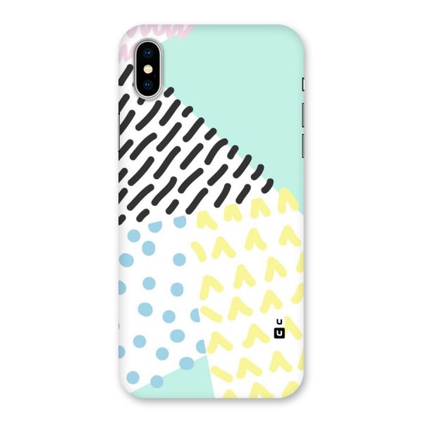 Abstract Pastel Back Case for iPhone X