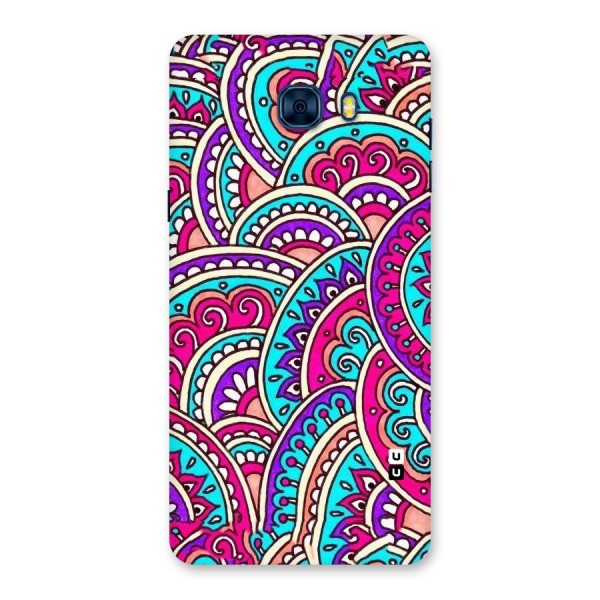 Abstract Rangoli Design Back Case for Galaxy C7 Pro