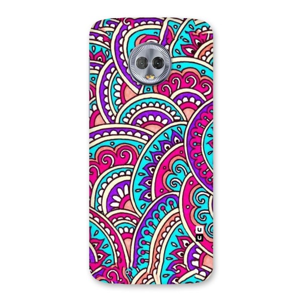 Abstract Rangoli Design Back Case for Moto G6