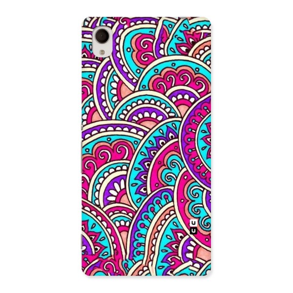 Abstract Rangoli Design Back Case for Xperia M4 Aqua