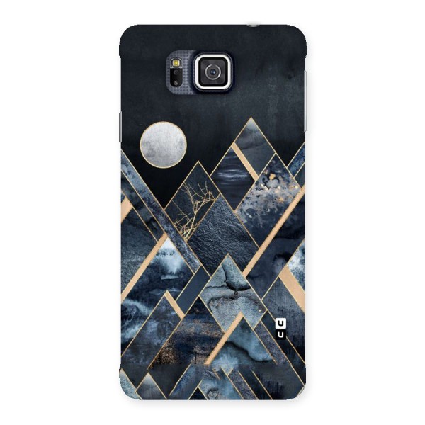 Abstract Scenic Design Back Case for Galaxy Alpha