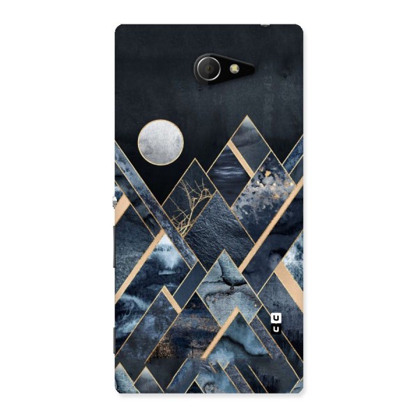 Abstract Scenic Design Back Case for Sony Xperia M2