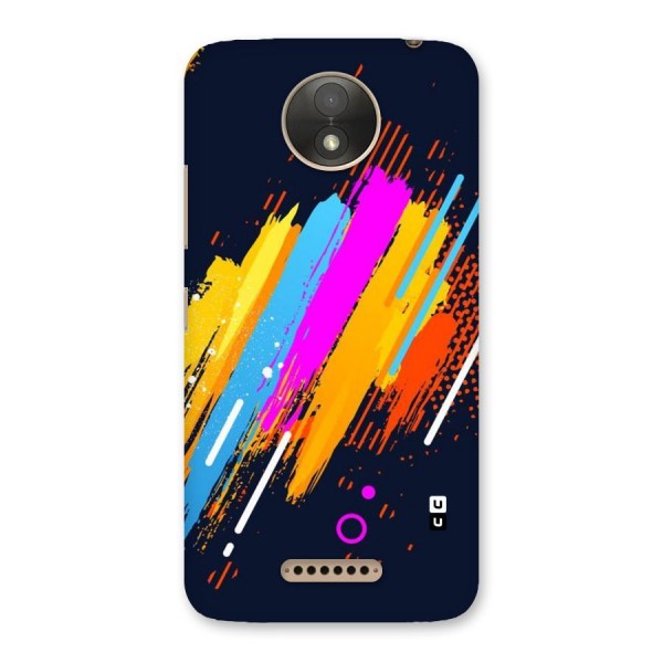 Abstract Shades Back Case for Moto C Plus