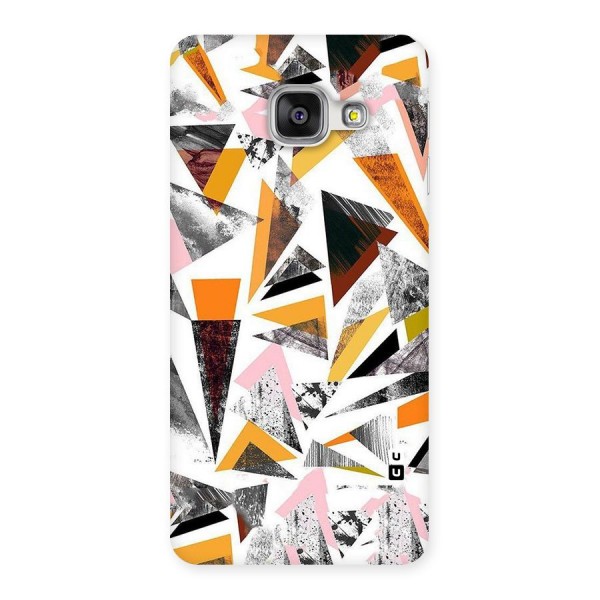 Abstract Sketchy Triangles Back Case for Galaxy A3 2016