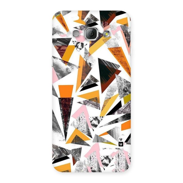 Abstract Sketchy Triangles Back Case for Galaxy A8