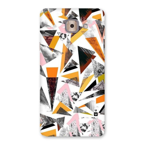 Abstract Sketchy Triangles Back Case for Galaxy J7 Max