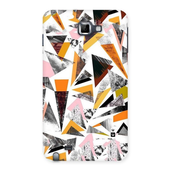 Abstract Sketchy Triangles Back Case for Galaxy Note