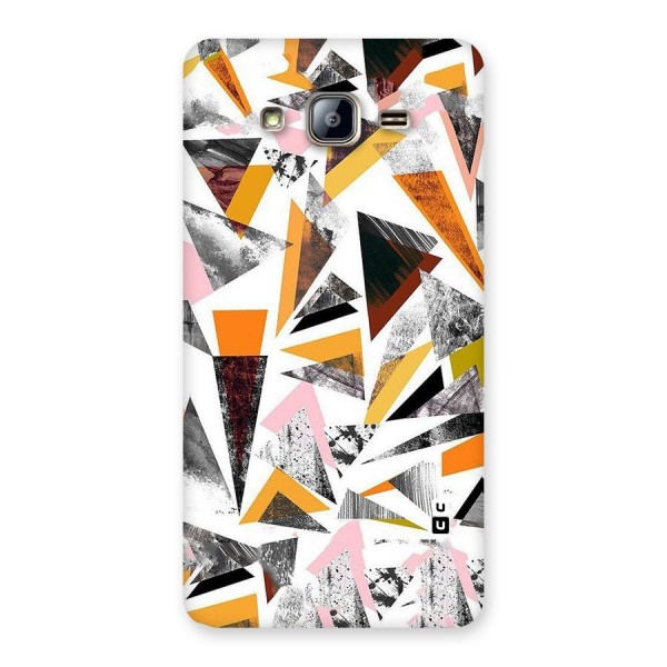 Abstract Sketchy Triangles Back Case for Galaxy On5