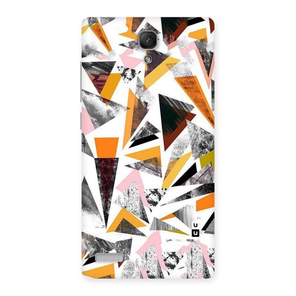 Abstract Sketchy Triangles Back Case for Redmi Note