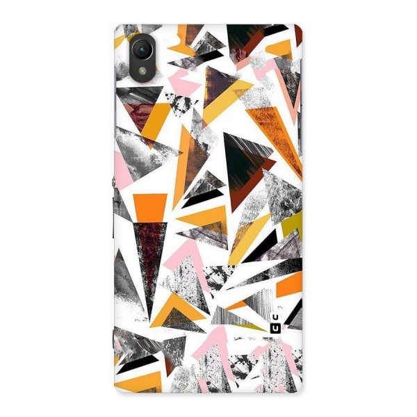 Abstract Sketchy Triangles Back Case for Sony Xperia Z1