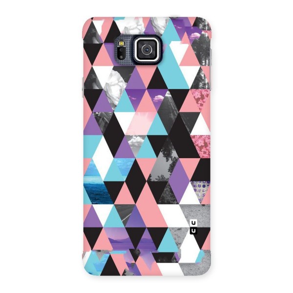 Abstract Splash Triangles Back Case for Galaxy Alpha