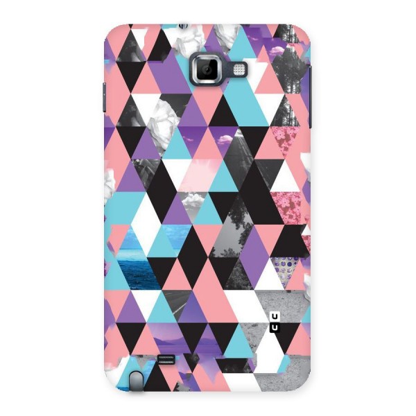 Abstract Splash Triangles Back Case for Galaxy Note