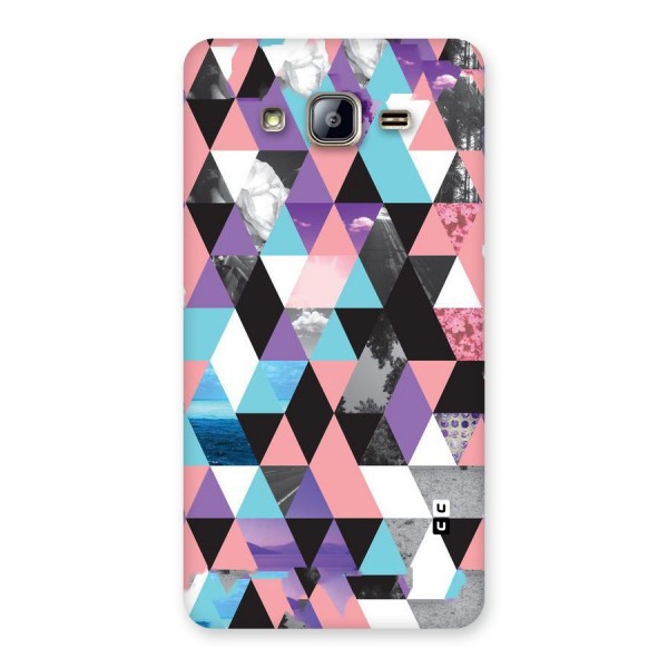 Abstract Splash Triangles Back Case for Galaxy On5