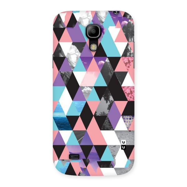 Abstract Splash Triangles Back Case for Galaxy S4 Mini