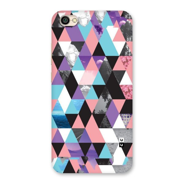 Abstract Splash Triangles Back Case for Redmi Y1 Lite