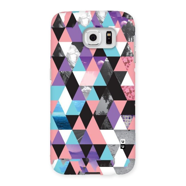 Abstract Splash Triangles Back Case for Samsung Galaxy S6