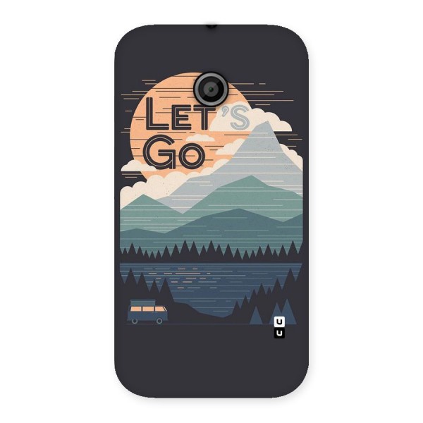 Abstract Travel Back Case for Moto E