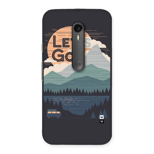 Abstract Travel Back Case for Moto G3