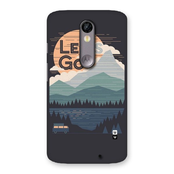 Abstract Travel Back Case for Moto X Force