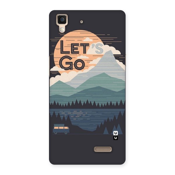 Abstract Travel Back Case for Oppo R7