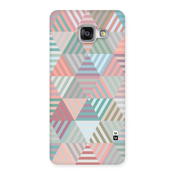 Abstract Triangle Lines Back Case for Galaxy A3 2016