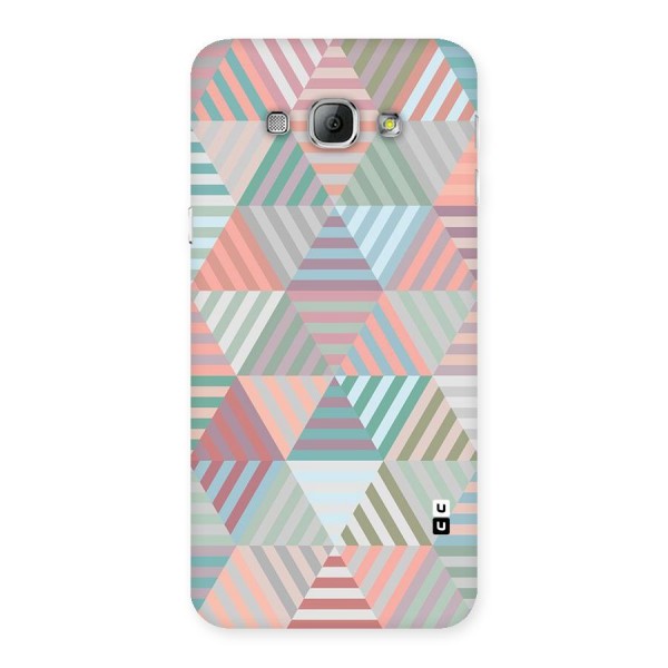 Abstract Triangle Lines Back Case for Galaxy A8