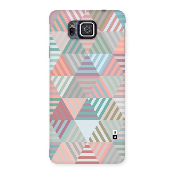 Abstract Triangle Lines Back Case for Galaxy Alpha