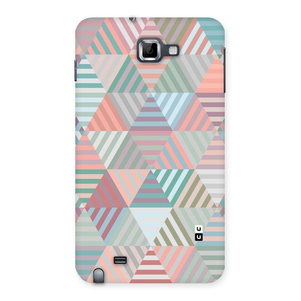 Abstract Triangle Lines Back Case for Galaxy Note