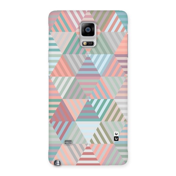 Abstract Triangle Lines Back Case for Galaxy Note 4